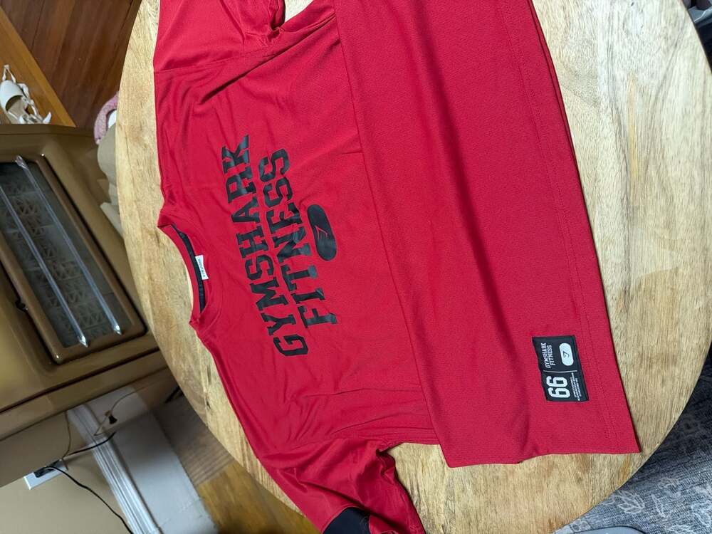 Gymshark Gymshark Fitness 66 Red Long Sleeve Jersey Shirt